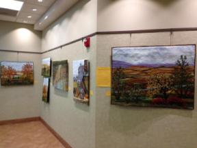 Art Wall at the Wheatfield Library