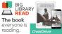 Big Library Read logo and photo of American Sniper cover on tablet and phone.