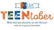 YALSA and Teentober logo: What will you discover at the library?